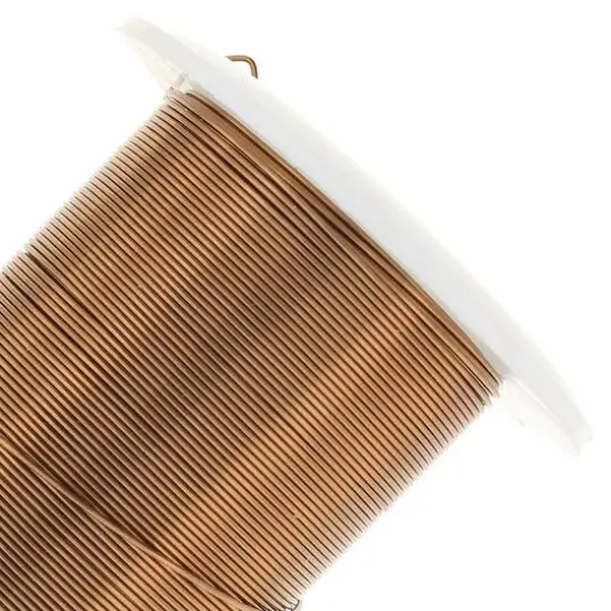 The Beadsmith® Wire™ Elements 24 Gauge Tarnish-Resistant Wire Antique Brass {5}