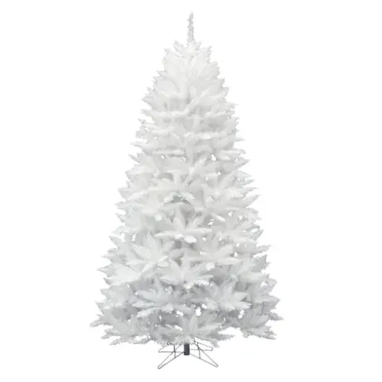 8.5ft. Unlit Sparkle White Spruce Artificial Christmas Tree {1}