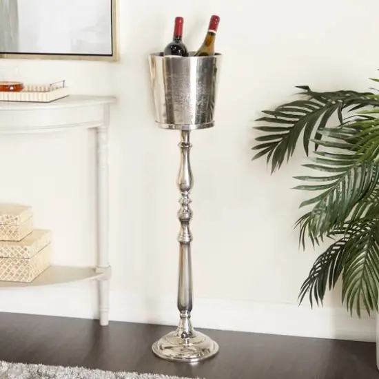 38" Traditional Wine Holder Silver {3}
