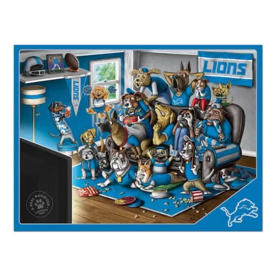 NFL Purebred Fans A Real Nailbiter 500 Piece Puzzle Detroit Lions {5}