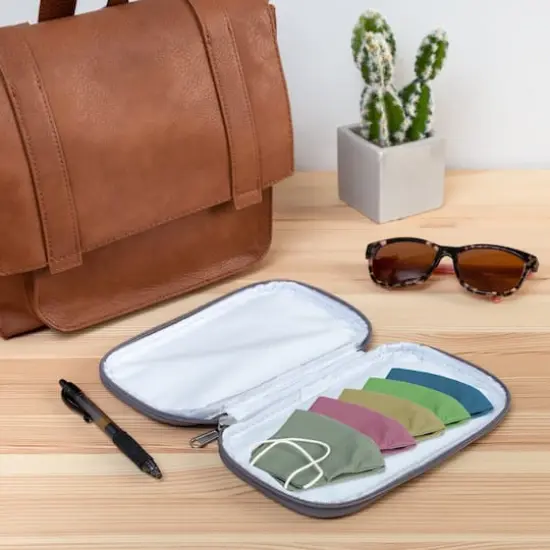 4-Pack Face Mask Storage Pouches {9}