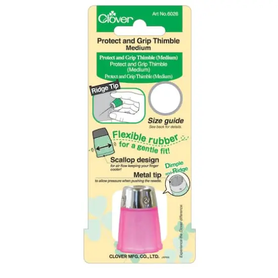 Clover Protect & Grip Medium Thimble {1}