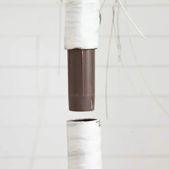 6ft. Pre-Lit White Weeping Willow Artificial Christmas Tree, Warm White LED Lights {6}