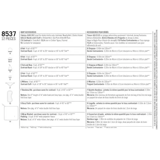 Simplicity&reg; Patterns CS8537 (One Size) {5}