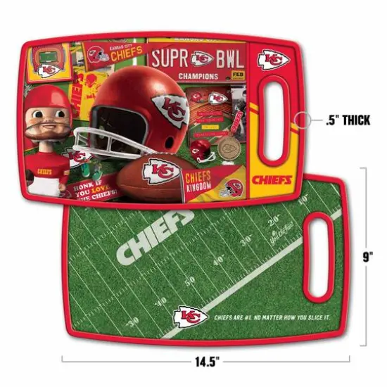 NFL Retro Series Cutting BoardKansas City Chiefs {4}