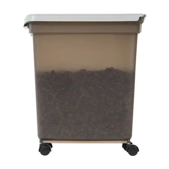 Iris&reg; 65qt. Gray Airtight Container with Buckle Lid {9}