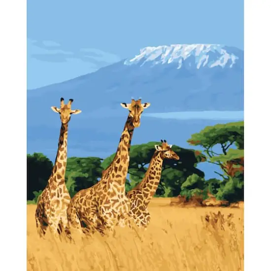 Giraffe Paint-by-Number Kit by Artist's Loft&reg; {1}