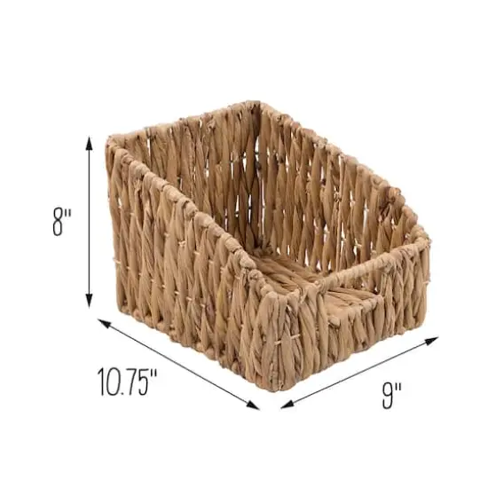 Honey Can Do Natural Wicker Asymmetrical Storage Baskets, 2ct. {4}