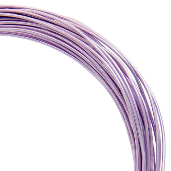 John Bead 18 Gauge Aluminum Jewelry Wire, 30ft. Purple {1}