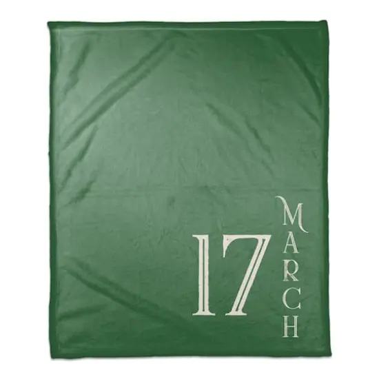 March 17 50" x 60" Coral Fleece Blanket {1}