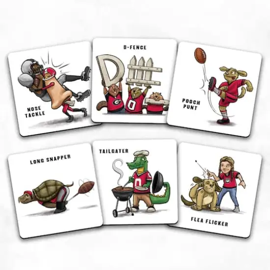 College Team Licensed Memory Match Game Georgia Bulldogs {5}