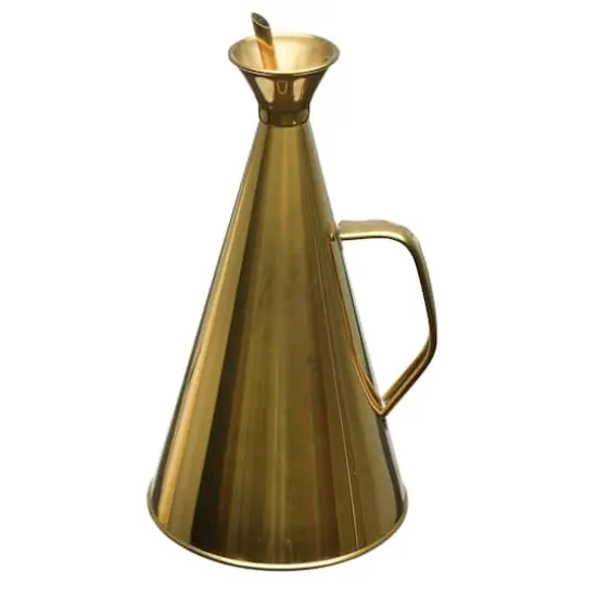 Hello Honey&reg; Gold Stainless Steel Oil Cruet {5}