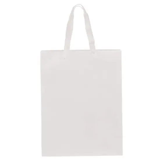 JAM Paper Large White Matte Heavy Duty Kraft Gift Bags, 10ct. {3}