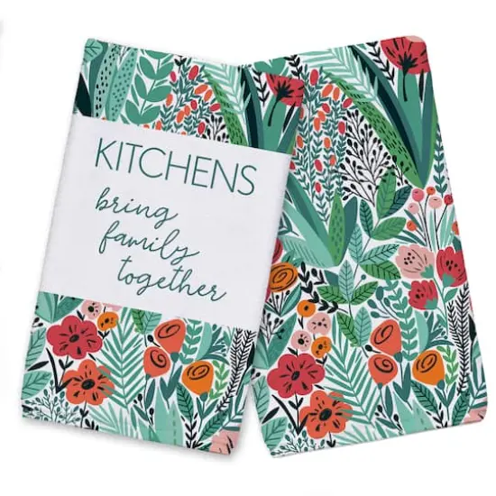 Floral Kitchen Hand Towel Set {1}