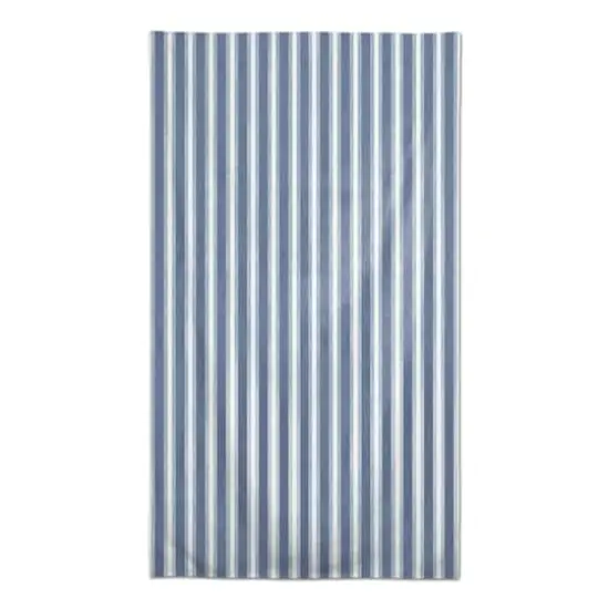 Designs Direct Blue Stripes Tablecloth {1}