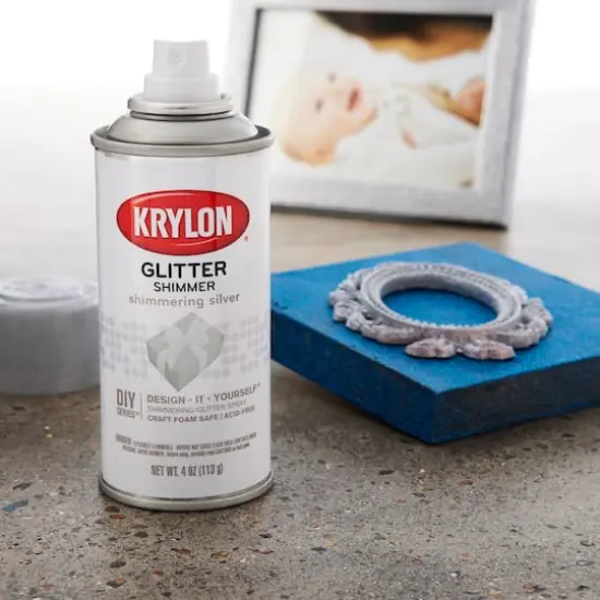 Krylon&reg; Glitter Blast&trade; Silver Flash {4}