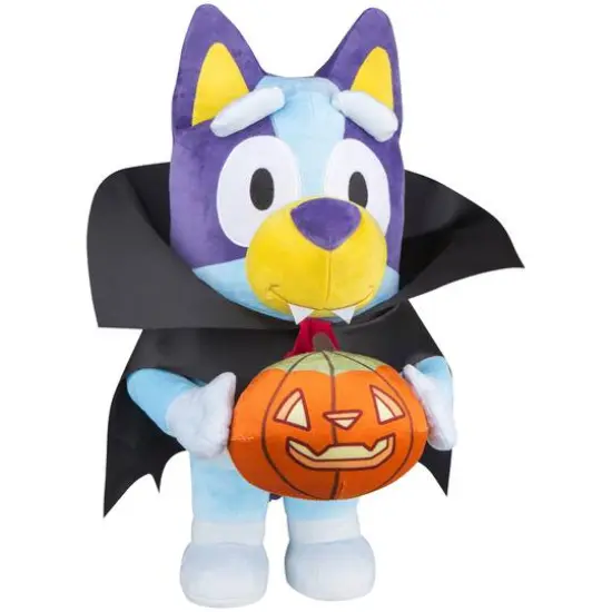 18.5" Bluey in Vampire Costume Halloween Greeter {1}