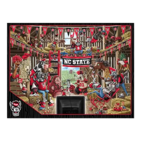 College Barnyard Fans 500 Piece Puzzle NC State Wolfpack {5}