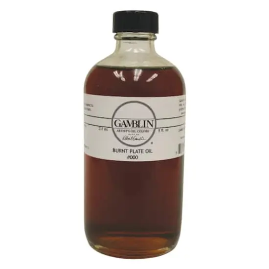 Gamblin Burnt Plate Oil #000, 8oz. {1}