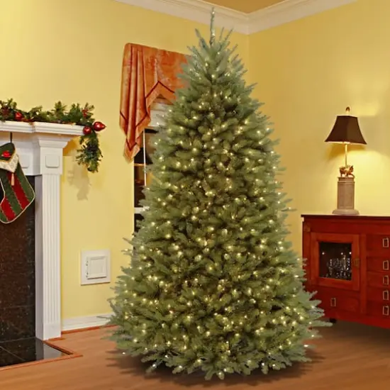 9ft. Pre-Lit Dunhill&reg; Fir Tree Artificial Christmas Tree, Clear Lights {3}