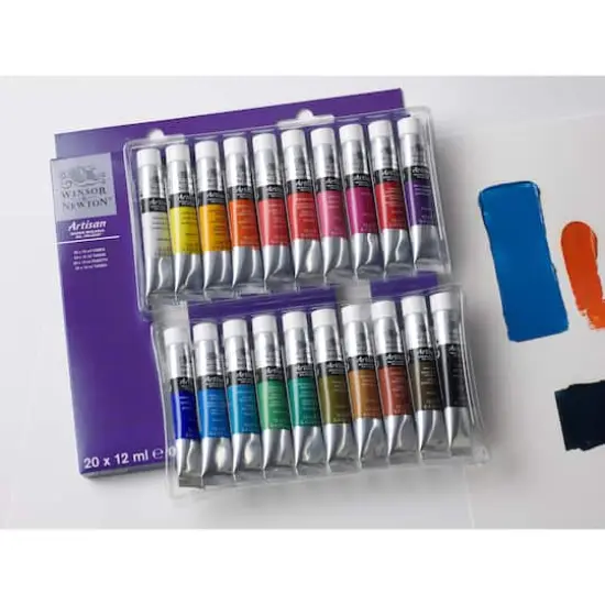 Winsor & Newton&trade; Artisan Water Mixable Oil Colour&trade; 20 Color Paint Set {4}