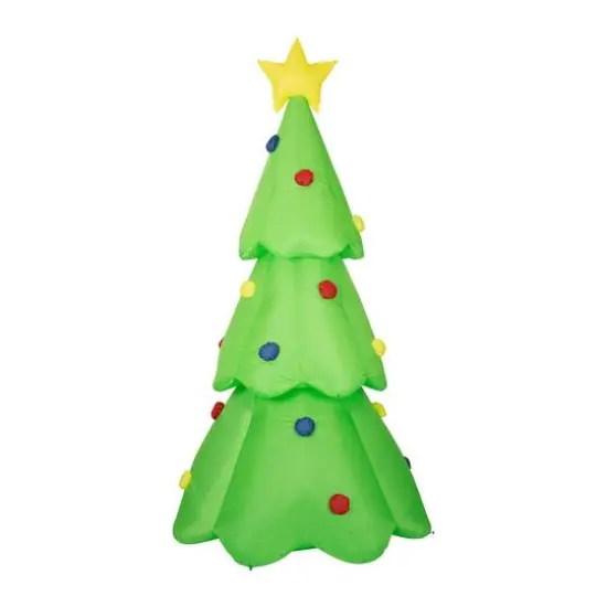 Glitzhome&reg; 9ft. LED Inflatable Christmas Tree {4}