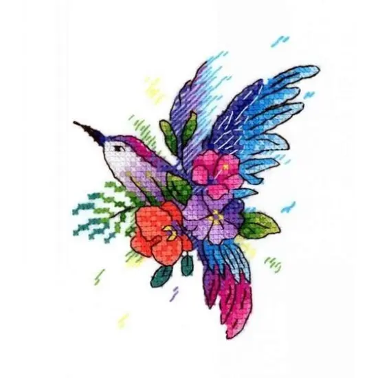 MP Studia Hummingbird Cross Stitch Kit {3}