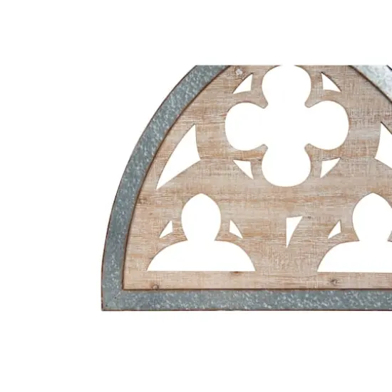 Hello Honey&reg; 27.5'' Silver Wood & Metal Wall D&eacute;cor {5}