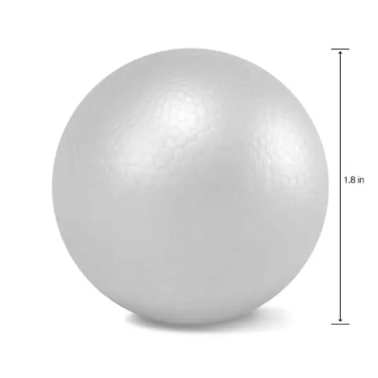 FloraCraft&reg; SmoothFōM&reg; 1.8" White Foam Balls, 12ct. {4}