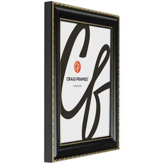 4 Pack Craig Frames Victoria Black & Gold Picture Frame {4}
