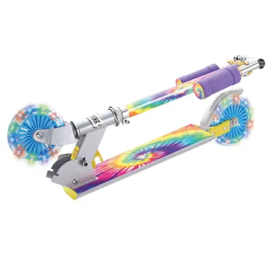 Tie Dye Scooter With Flashing Wheels {3}