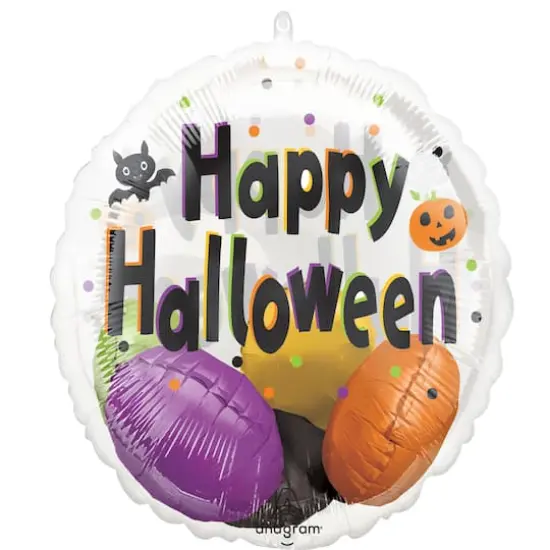 20" Insiders&reg; Happy Halloween Foil Balloon {1}