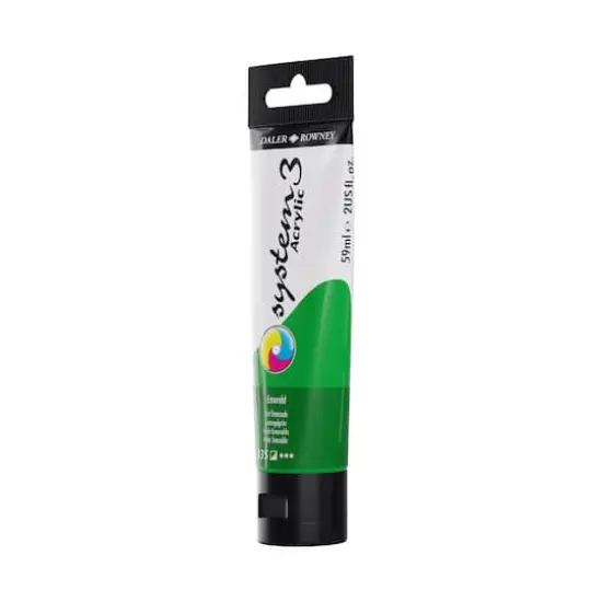 Daler-Rowney&reg; Original System 3 Acrylic Paint, 59mL 335 Emerald {5}