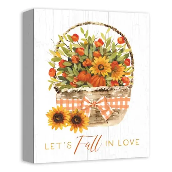 Let's Fall In Love Canvas Wall Art {5}