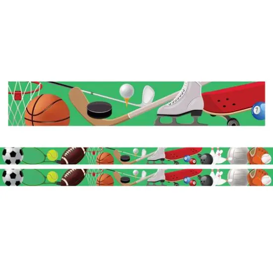 Charles Leonard Sports Theme Magnetic Border, 48ft. {1}