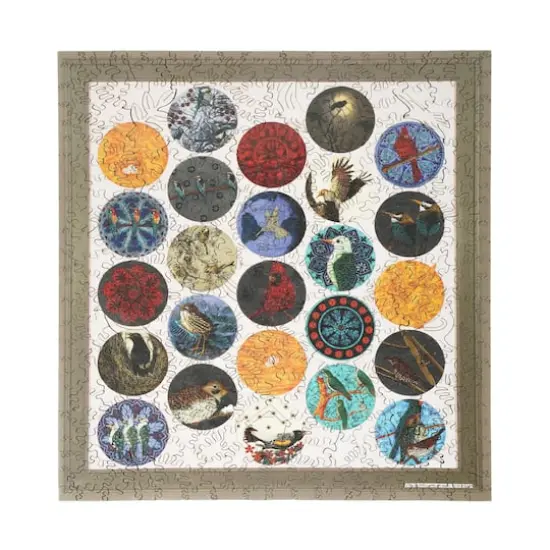 Wooden Jigsaw Puzzle - Birds: 402 Pcs {1}