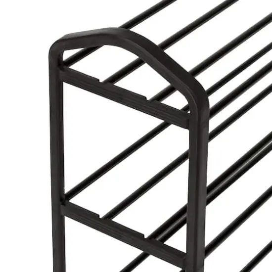 Honey Can Do Black 3-Tier Streamline Shoe Rack {6}