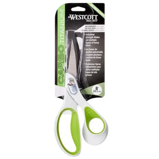 Westcott&reg; 8" Carbo Titanium Bent Scissors  {4}