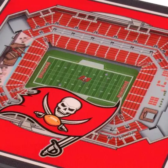 3D StadiumView Coasters Tampa Bay Buccaneers {5}