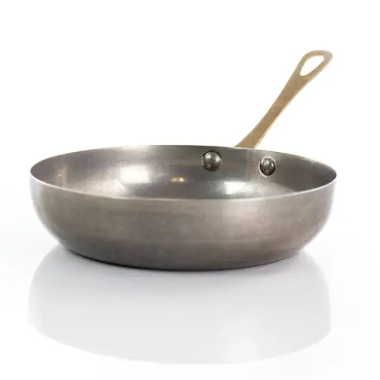 Gibson Home® Normandie 5.5'' Silver and Gold Stainless Steel Mini Frying Pan {9}