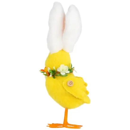 10" Yellow Easter Duckling Accent with Rabbit Ears {7}