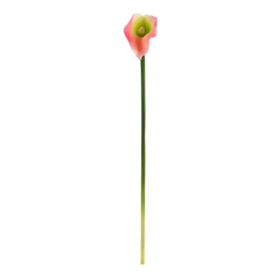 19.5" Calla Lily Artificial Flower Set Pink {1}