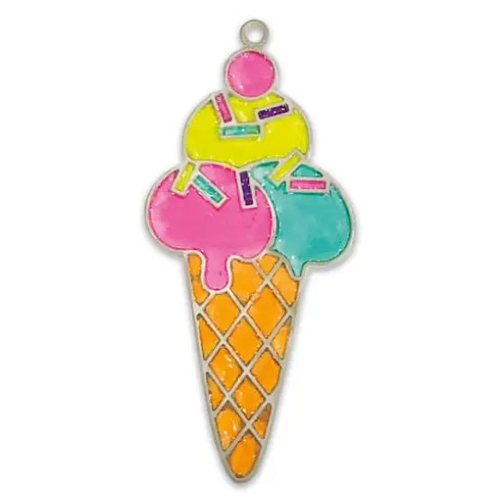 Ice Cream Cone Color Your Way Bake It Suncatcher Kit by Creatology™ {1}
