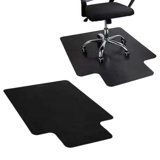 Mind Reader 9-to-5 Collection Black Office Chair Mat, 2ct. {1}