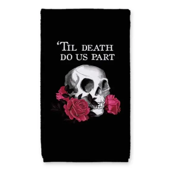 Skull with Roses Tea Towel Set {3}