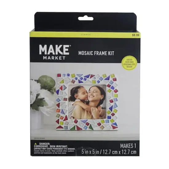 5" x 5" Rainbow Mosaic Frame Kit by Make Market&reg; {1}