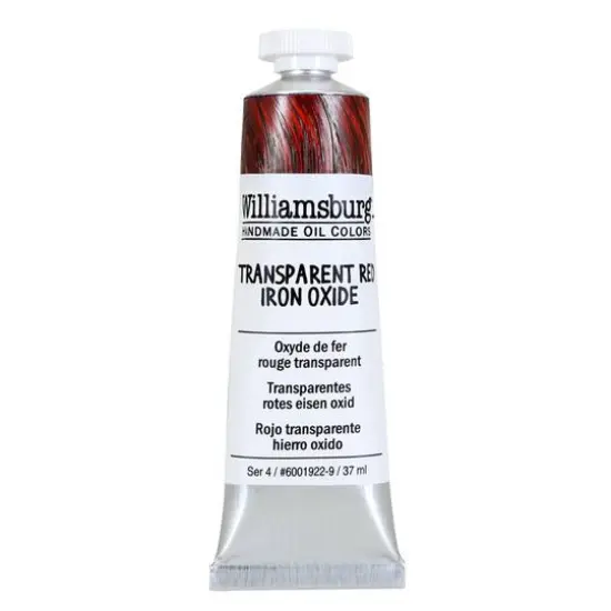 Williamsburg&reg; Artist Oil Colors, 37mL Transparent Red Iron Oxide {1}