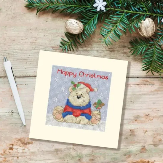Bothy Threads Polar Pals Counted Cross Stitch Christmas Card Kit {3}