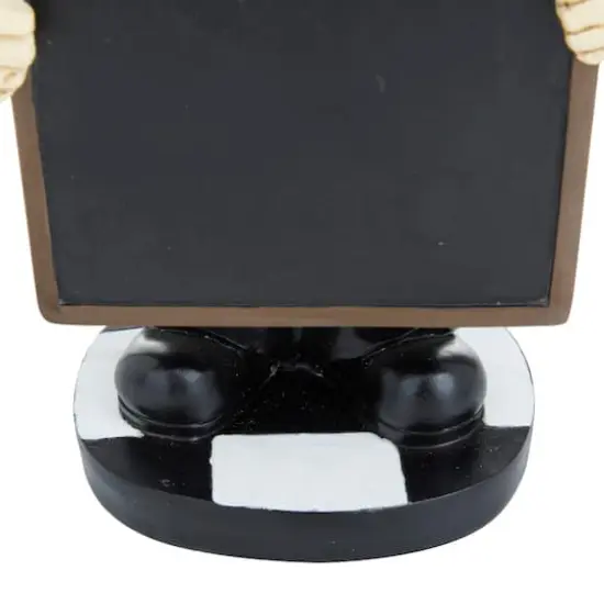 13" Polystone Chef with Black Chalkboard Sign {5}