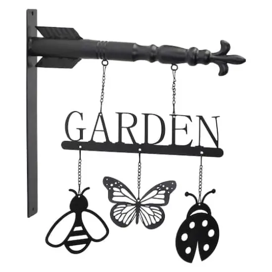 15.5" Butterfly Insect Garden Sign {1}